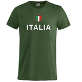 T-Shirt Italia Personalizzabile con Nome e Numero – Cotone – Bambino e Uomo – PS 27431