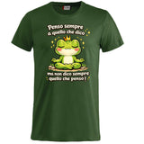 T-shirt Adulto Unisex – Rana Non dico quello che penso! - PS 27431-A-143