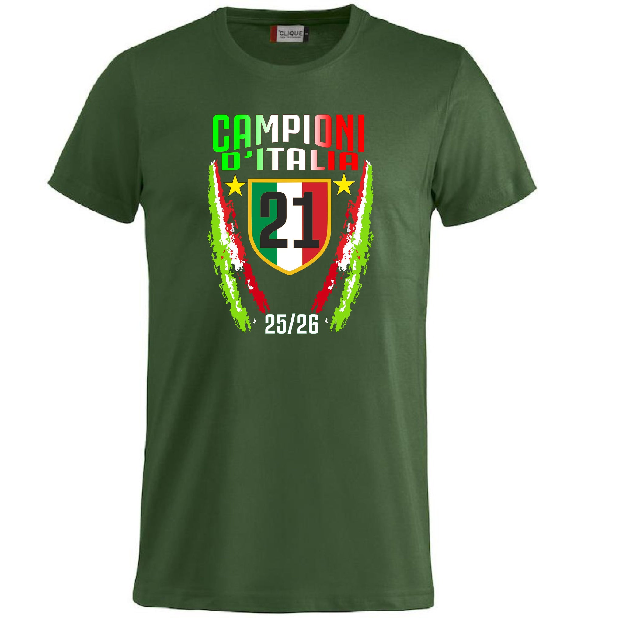 T-Shirt Inter Campione d’Italia 2025/2026 – Seconda Stella 21 Scudetti – PS 27431-A040 INT