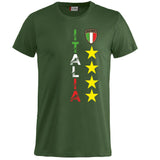 T-Shirt Italia Personalizzabile con Nome e Numero – Cotone  PS 27431-A097