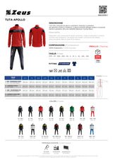 Tuta Calcio Zeus Apollo – Allenamento &amp; Tempo Libero – Personalizzabile – Cod. 31595 PRS