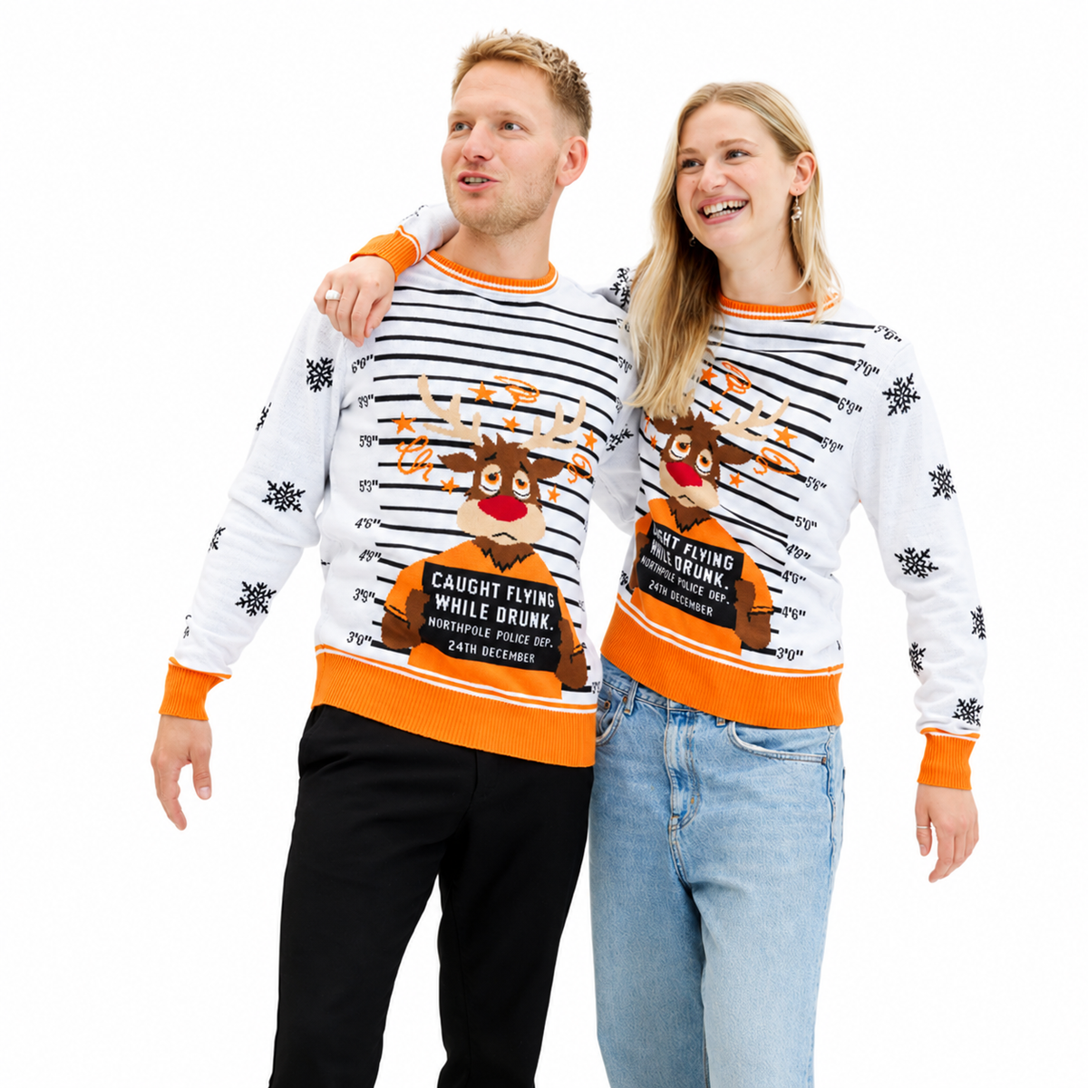 Maglione Natalizio Criminal Rudolph Maglioni Natale Unisex – PS 33620