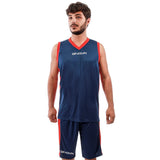 Kit Basket Power Givova Completo Basket Uomo Ragazzo Poliestere Interlock PS 41356 PRS