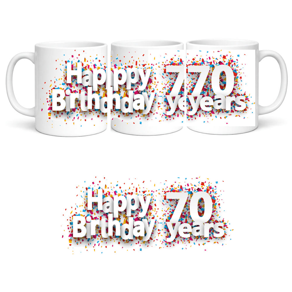 Tazza in Ceramica Happy Birthday – Tazza Personalizzata PS 09370-0003