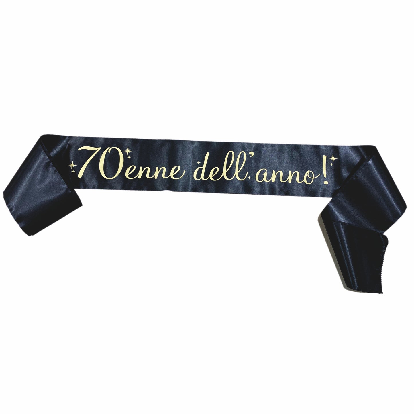 Fascia Compleanno Nera Personalizzata “18/20/30...Enne dell’Anno” – Gadget Party – PS 11447-001