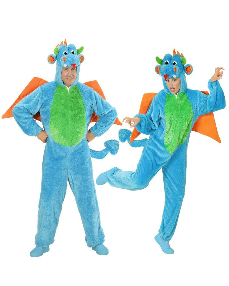 Costume Carnevale Travestimento Drago in Caldo Peluche – Unisex – Widmann – PS 26088