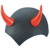 Calotta Diavolo in Feltro Rossa o Nera – Accessorio Halloween / Carnevale – PS 09049