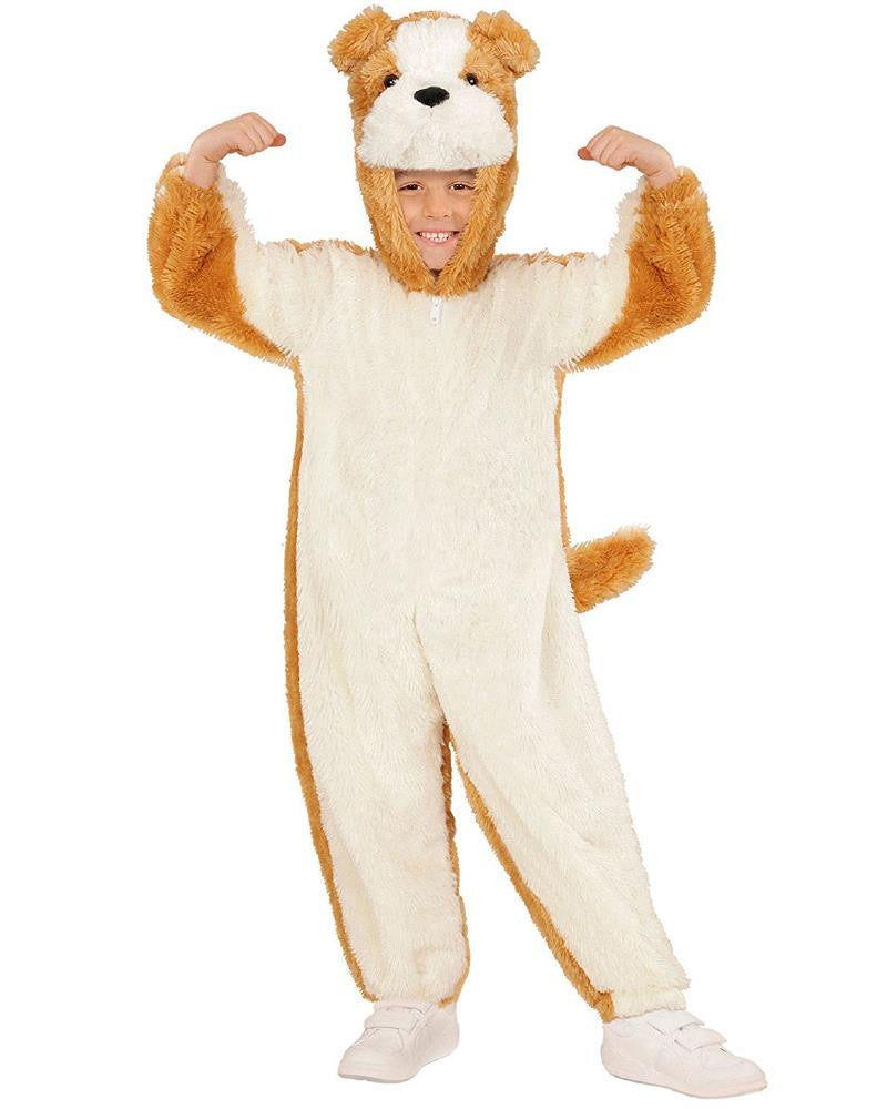 Costume Carnevale Bimbo Cane Bulldog in Caldo Peluche – Unisex – Widmann – PS 26098