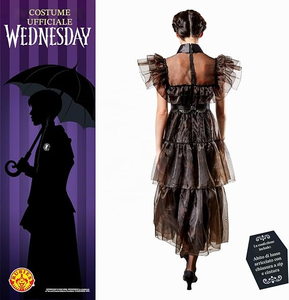 Costume Mercoledì Addams Rave’N Dance in Pizzo – PS 09437