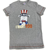 T-Shirt Bambino Hello Spank “I Want You” – Maglietta Maniche Corte Per Bambini PS 11508