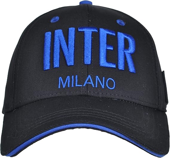 Cappellino Baseball Inter Nero Logo Ricamato in Rilievo – FC Internazionale 37161