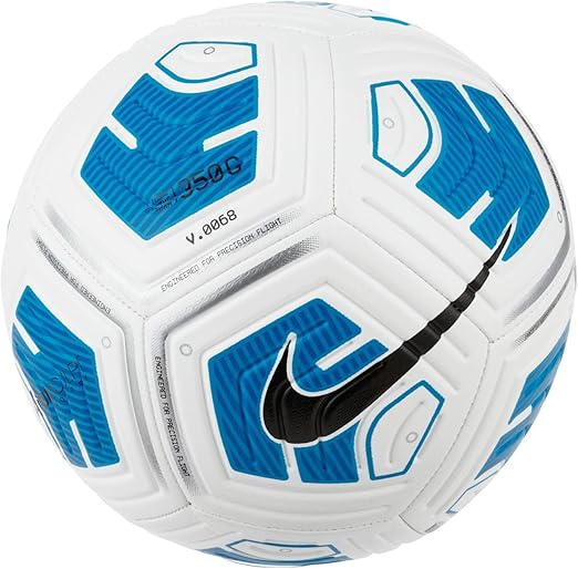 Pallone Nike Strike Bianco e Blu Misura 5 PS 24212