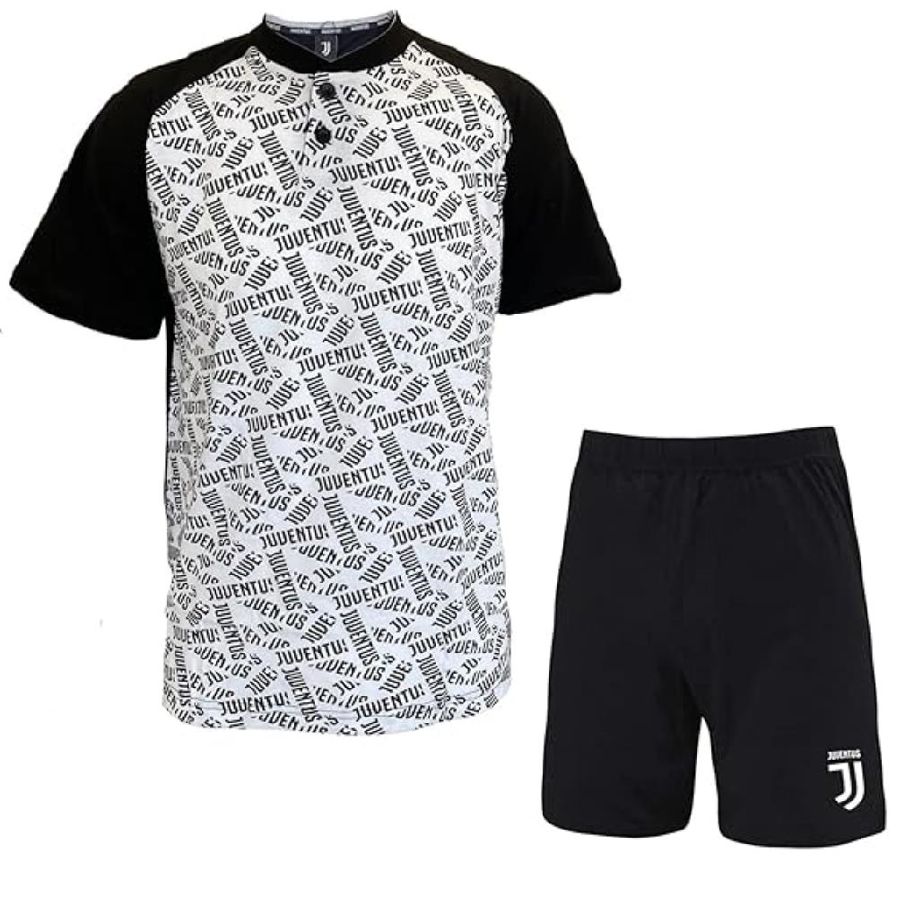 Pigiama Juventus Ragazzo Adulto T-Shirt + Pantaloncini – Personalizzabile – PS 30064