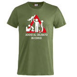 T-Shirt Addio al Celibato In Corso , Dietro  “Attenzione Ubriachi” – Maglietta Divertente con Doppia Stampa Fronte/Retro – PS 27431 - A071
