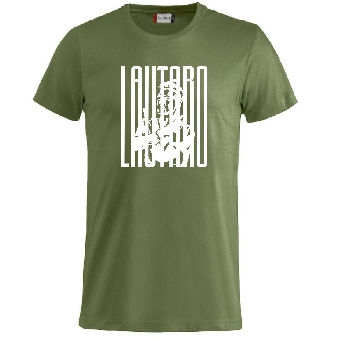T-Shirt Lautaro Martinez Magliette Tifosi Interisti Maglietta in Cotone Abbigliamento Calcio PS 27431-A033