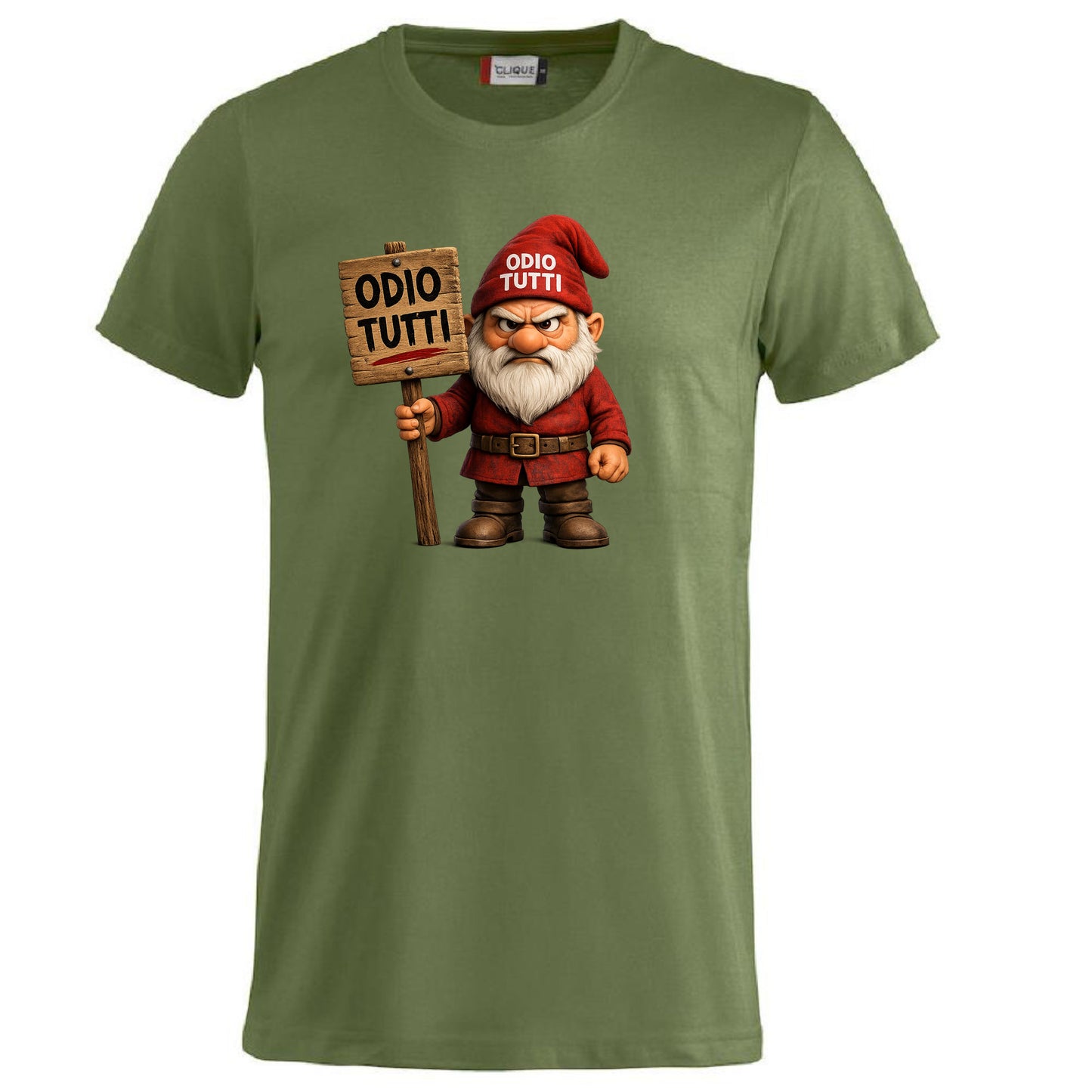 T-Shirt Uomo Simpatica Odio Tutti – Personalizzabile con Nome – PS 27431-A-155