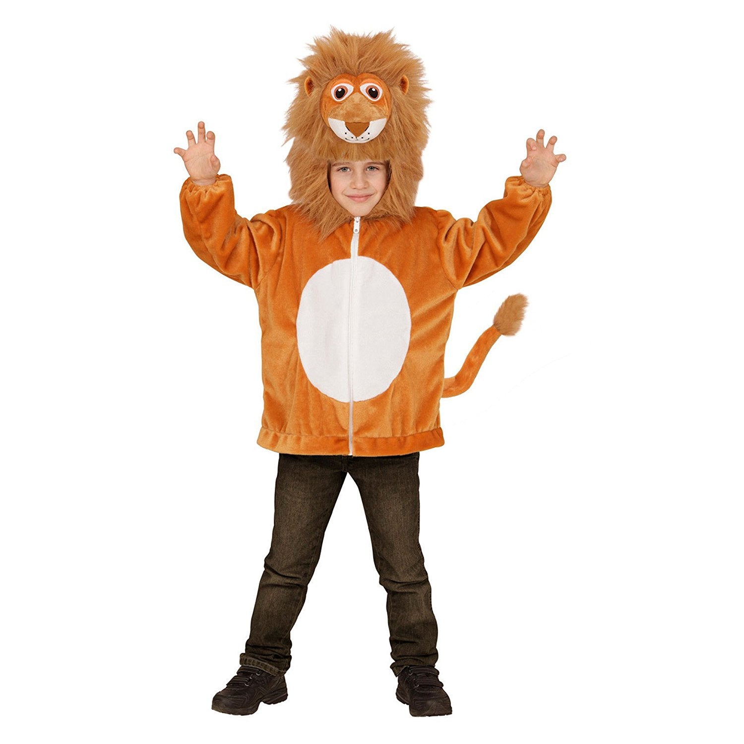 Costume Carnevale Bimbo Felpa Leone in Peluche – Bambino – PS 26094