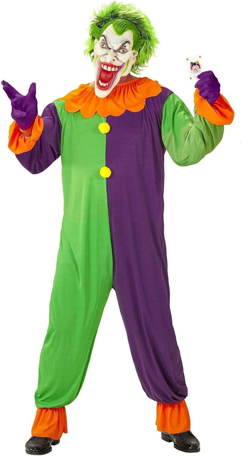 Costume Evil Joker Travestimento Horror Halloween – PS 25849