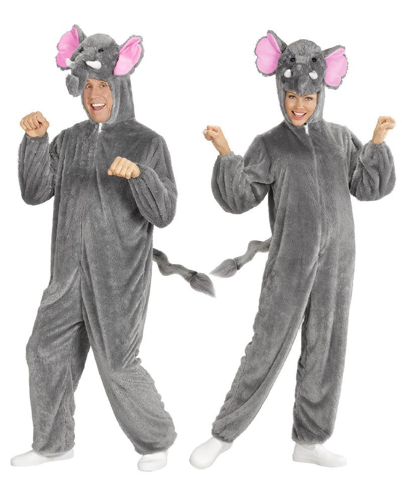 Costume Carnevale Elefante in Caldo Peluche – Unisex – Widmann – PS 26076