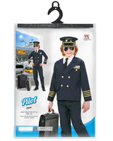 Costume Carnevale Divisa Pilota di Aerei Travestimento Bambino Ragazzo – PS 26167