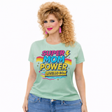 T-Shirt Donna Super Mom Power Anni 80– Idea Regalo Festa della Mamma – PS 28870-027