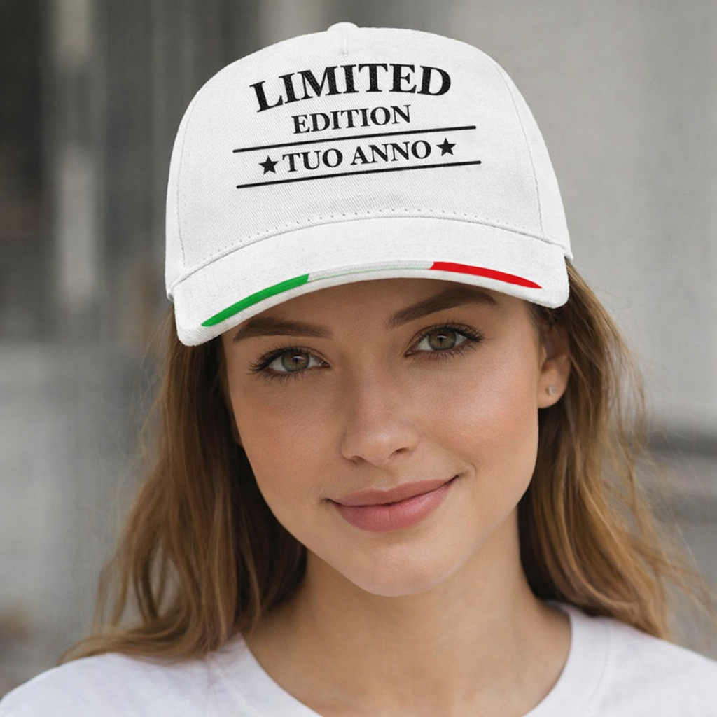 Cappellino Baseball StartFive Italia Personalizzato con Anno di Nascita Stampato – PS 36899-003