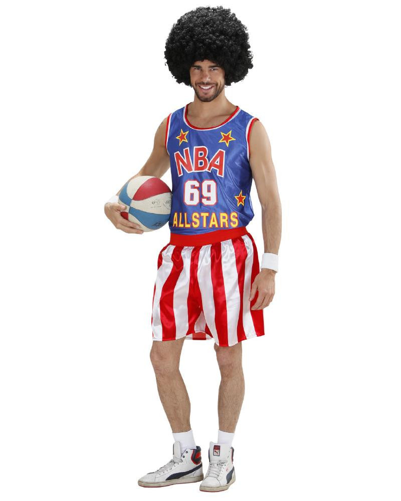 Costume di Carnevale Uomo Giocatore di Pallacanestro – Travestimento Basket PS 26306
