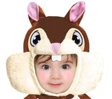 Costume di Carnevale Scoiattolo Marrone con Cappuccio – Travestimento Adulto –  PS 00631-BS