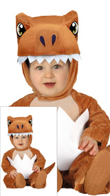 Costume di Carnevale Piccolo Tirannosauro Rex con Cappuccio – Travestimento Bambino –  PS 00632-BS