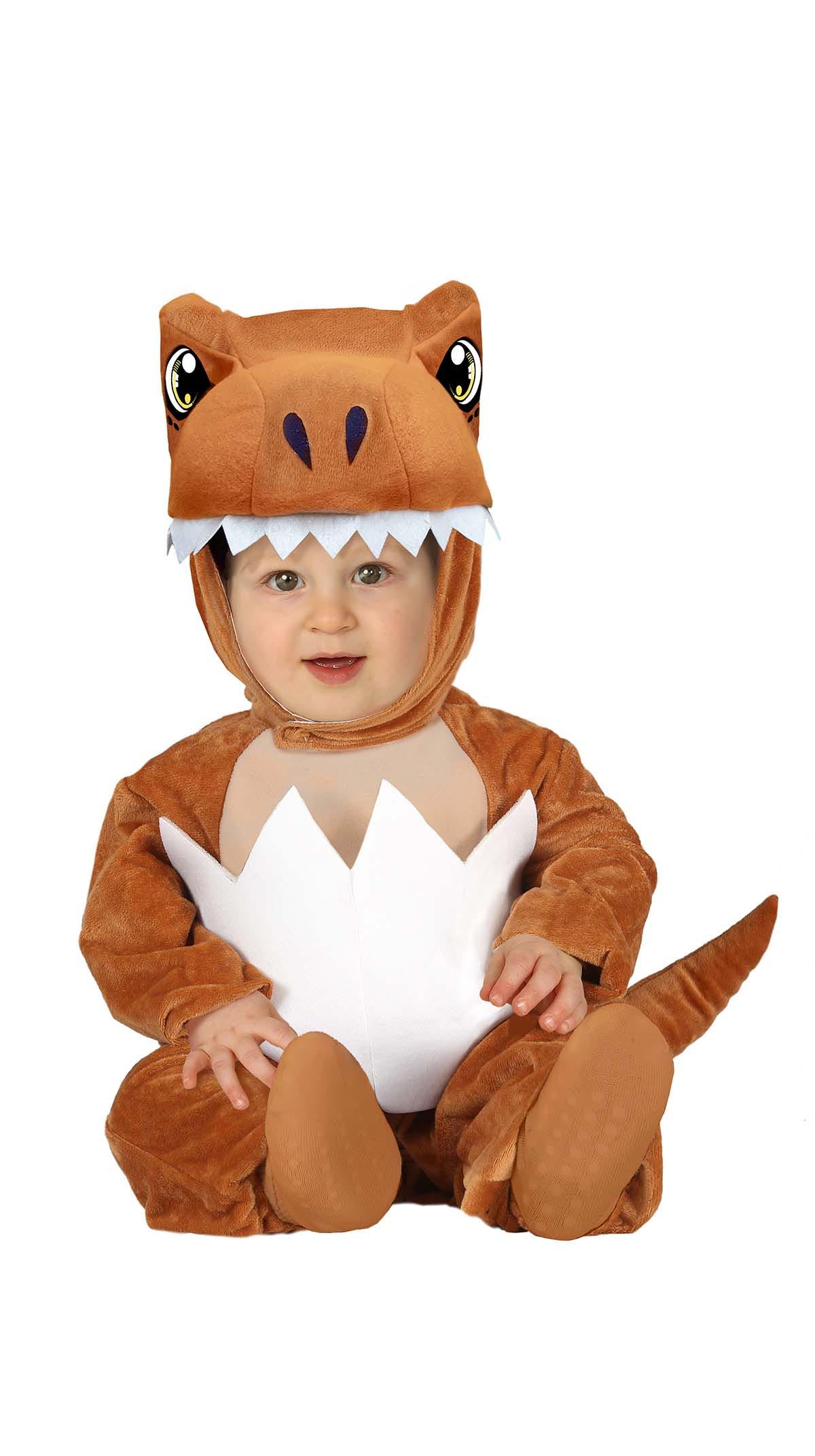 Costume di Carnevale Piccolo Tirannosauro Rex con Cappuccio – Travestimento Bambino –  PS 00632-BS