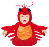 Costume di Carnevale Baby Aragosta con Cappuccio – PS 00636