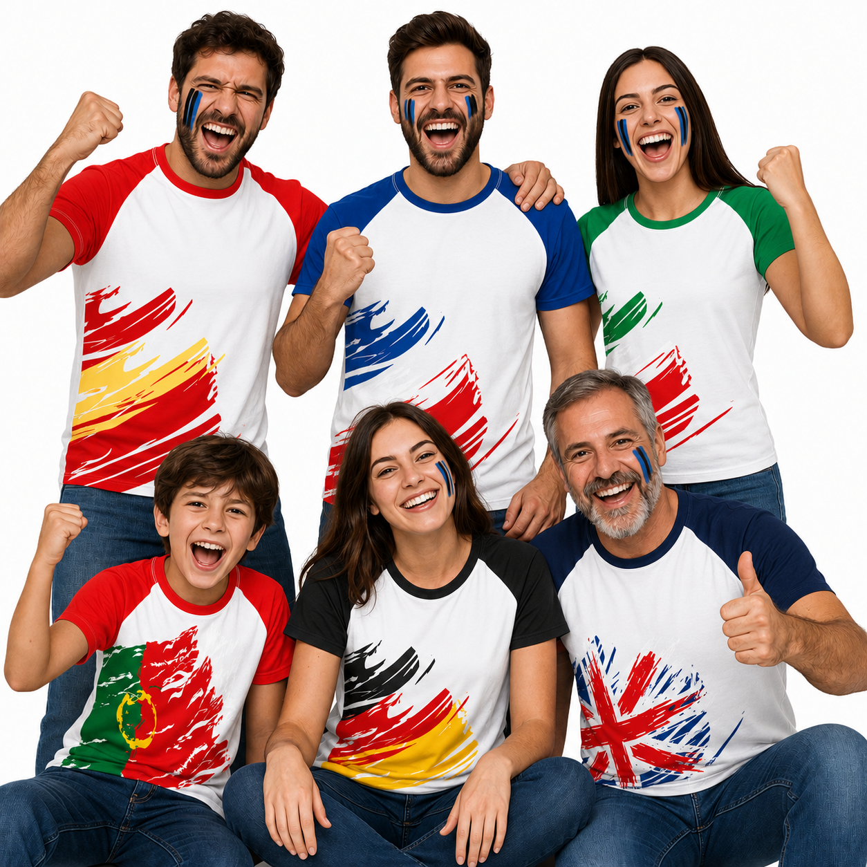 T-Shirt Tecnica Forza Italia Germania Portogallo Inghilterra Spagna Francia Personalizzabile con Nome e Numero – PS 00600