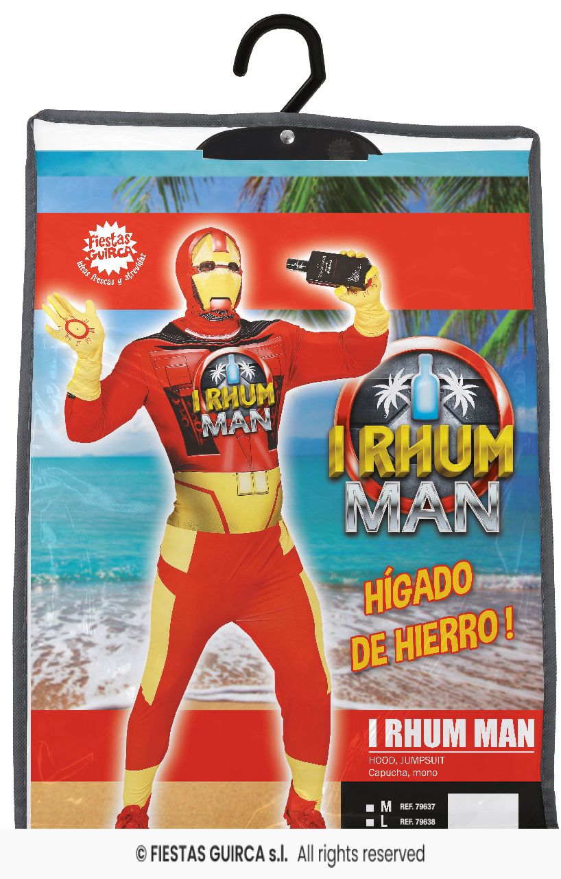Costume Carnevale Uomo I Rhum Man PS 00084-BS
