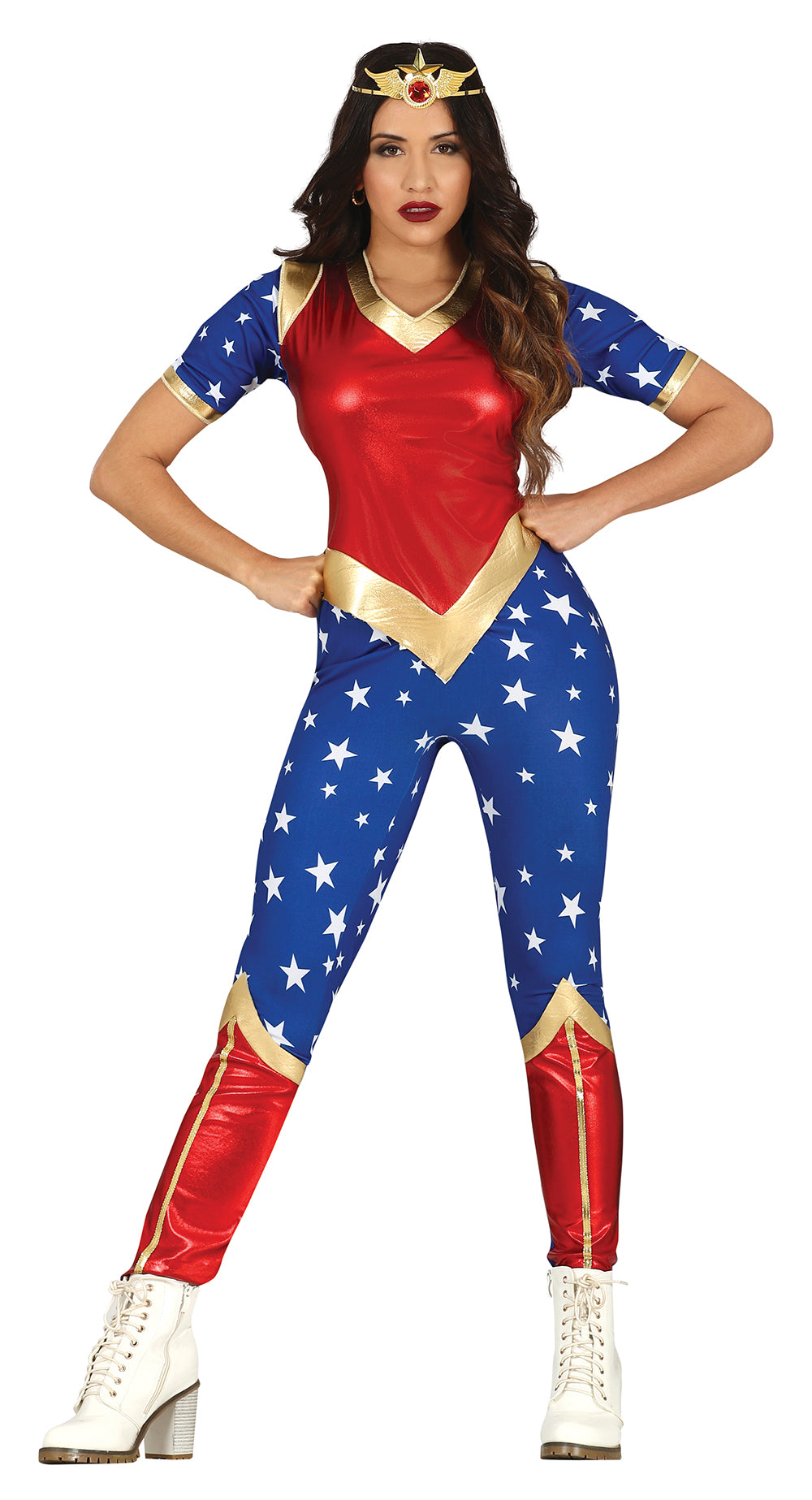 Costume di Carnevale Super Eroina Stellare – Donna / Ragazza – PS 00655