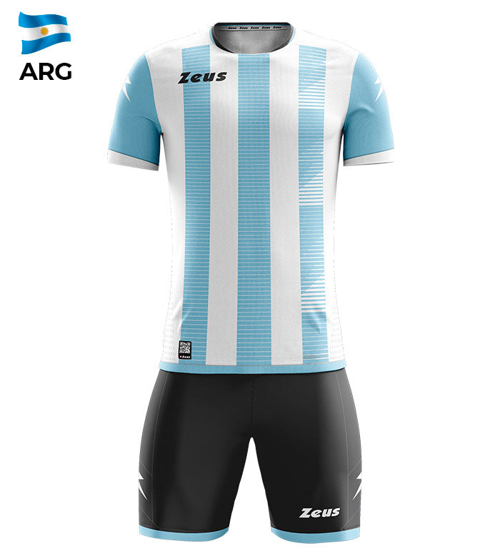 Completo Calcio Mundial – Italia, Germania, Francia, Spagna, Argentina – Maglia, Pantaloncino Personalizzabile PS 00024