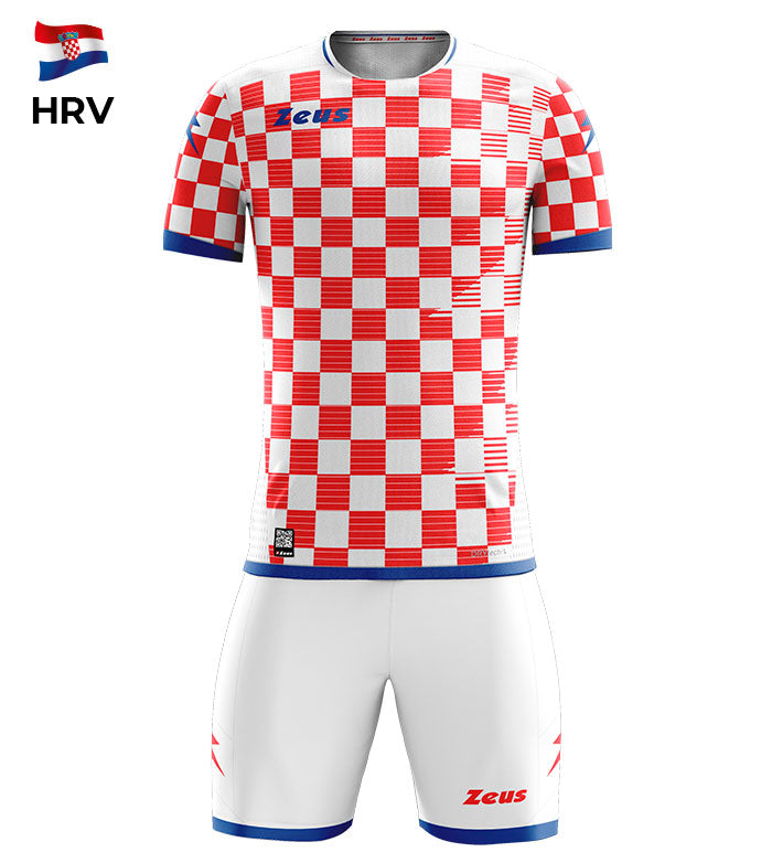 Completo Calcio Mundial – Italia, Germania, Francia, Spagna, Argentina – Maglia, Pantaloncino Personalizzabile PS 00024