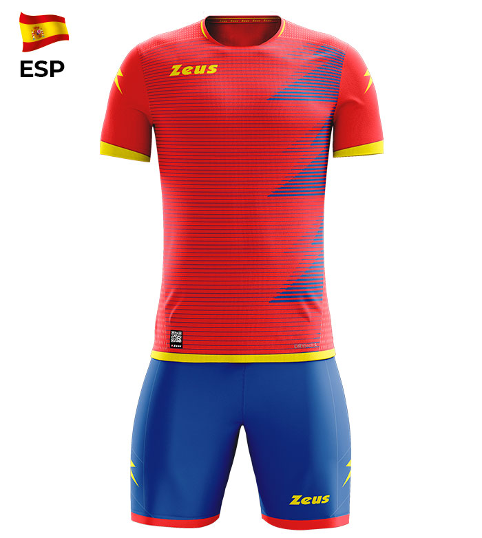 Completo Calcio Mundial – Italia, Germania, Francia, Spagna, Argentina – Maglia, Pantaloncino Personalizzabile PS 00024