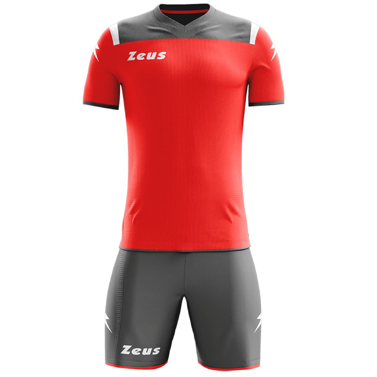 Completo Calcio Zeus Kit Vesuvio – Maglia e Pantaloncino – Personalizzabile con Nome, Numero e Loghi PS 12810