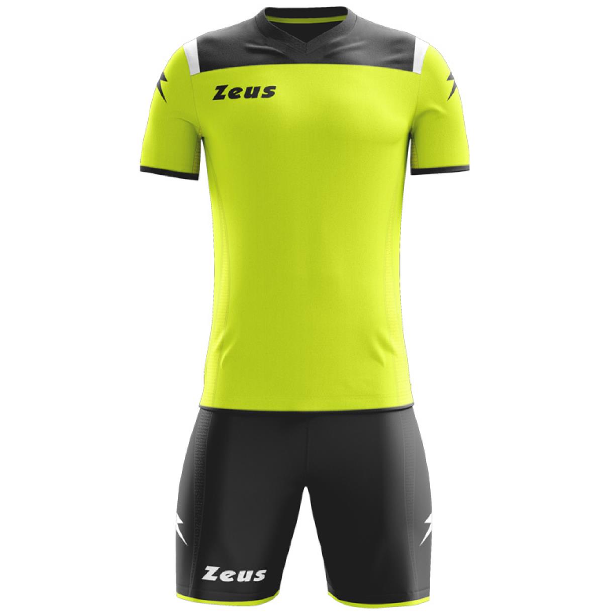 Completo Calcio Zeus Kit Vesuvio – Maglia e Pantaloncino – Personalizzabile con Nome, Numero e Loghi PS 12810
