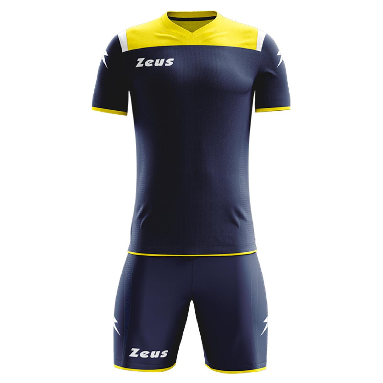 Completo Calcio Zeus Kit Vesuvio – Maglia e Pantaloncino – Personalizzabile con Nome, Numero e Loghi PS 12810