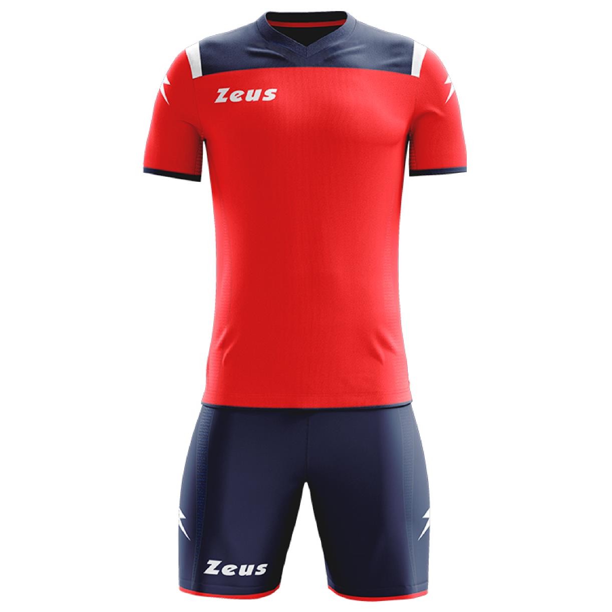 Completo Calcio Zeus Kit Vesuvio – Maglia e Pantaloncino – Personalizzabile con Nome, Numero e Loghi PS 12810