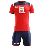 Completo Calcio Zeus Kit Vesuvio – Maglia e Pantaloncino – Personalizzabile con Nome, Numero e Loghi PS 12810