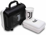 Valigetta Juventus Bicolore con Maniglia – Portamerenda + Bicchiere – Prodotto Ufficiale – PS 41374