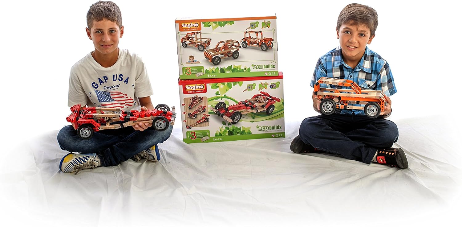 Engino Eco Motor Race – 3 Modelli Motorizzati – Cod. 02495