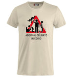 T-Shirt Addio al Celibato In Corso , Dietro  “Attenzione Ubriachi” – Maglietta Divertente con Doppia Stampa Fronte/Retro – PS 27431 - A071