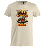 T-Shirt Papa' Russi Come Un Trattore Ma Ti Voglio Bene Piu' Del Rumore – Maglietta Personalizzabile PS 27431-A-145
