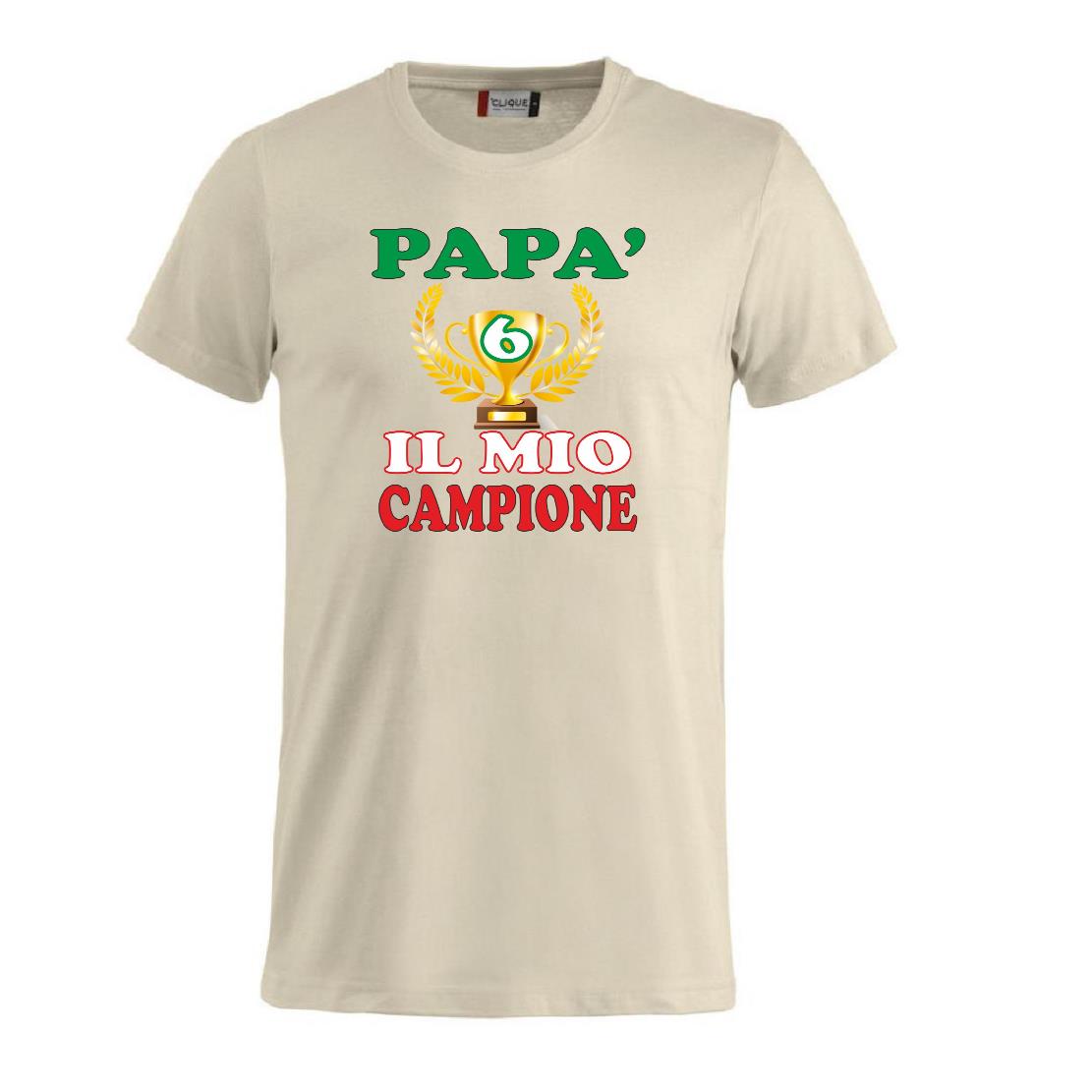 T-Shirt Unisex “Papà sei il mio campione” – Festa del papà – PS 27431-A083