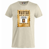 T-Shirt “Wanted Dead or Alive” Personalizzata con la Tua Foto – Mod. PS 27431-A061 - PRS