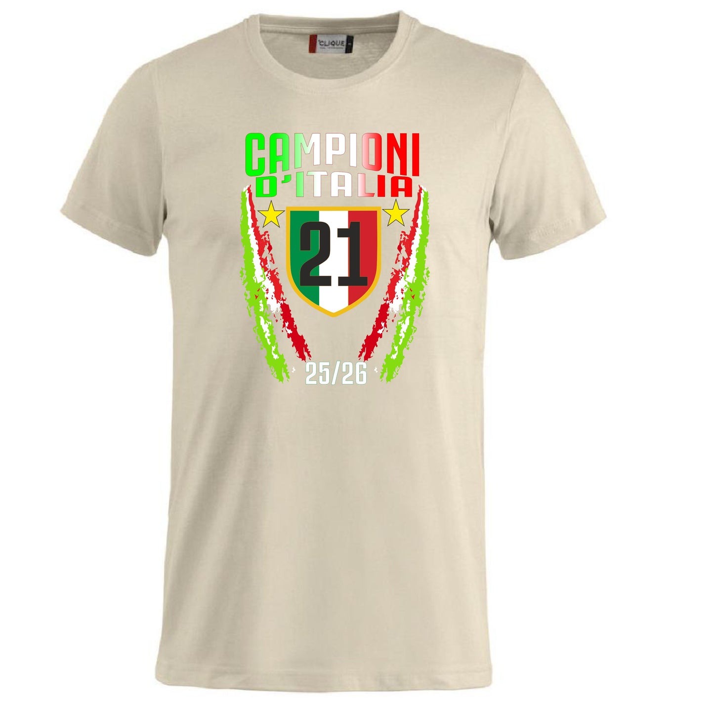 T-Shirt Inter Campione d’Italia 2025/2026 – Seconda Stella 21 Scudetti – PS 27431-A040 INT