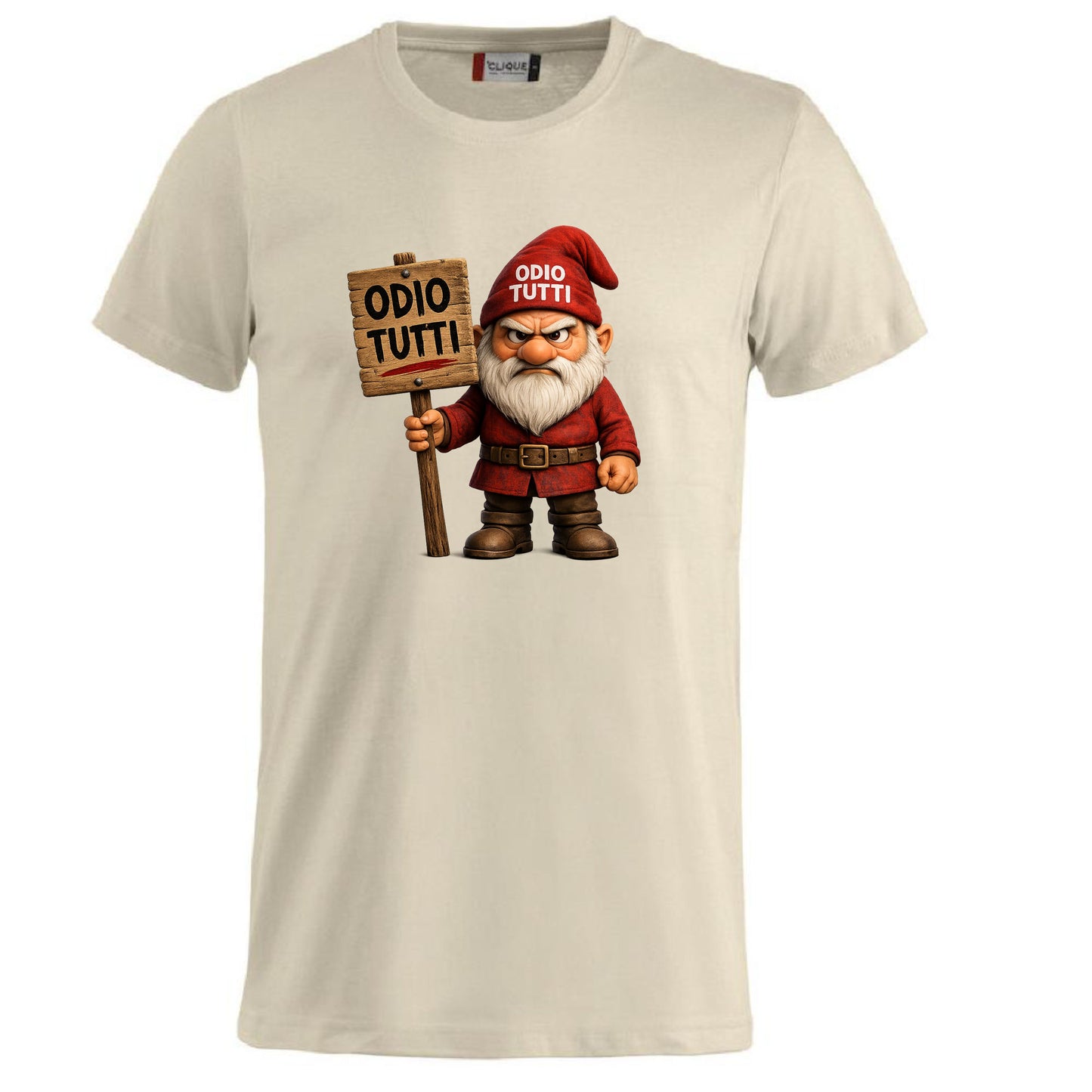 T-Shirt Uomo Simpatica Odio Tutti – Personalizzabile con Nome – PS 27431-A-155